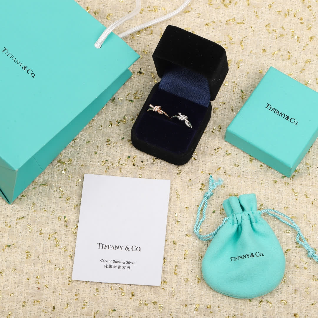 Tiffany & Co. Sterling Silver Ring Set